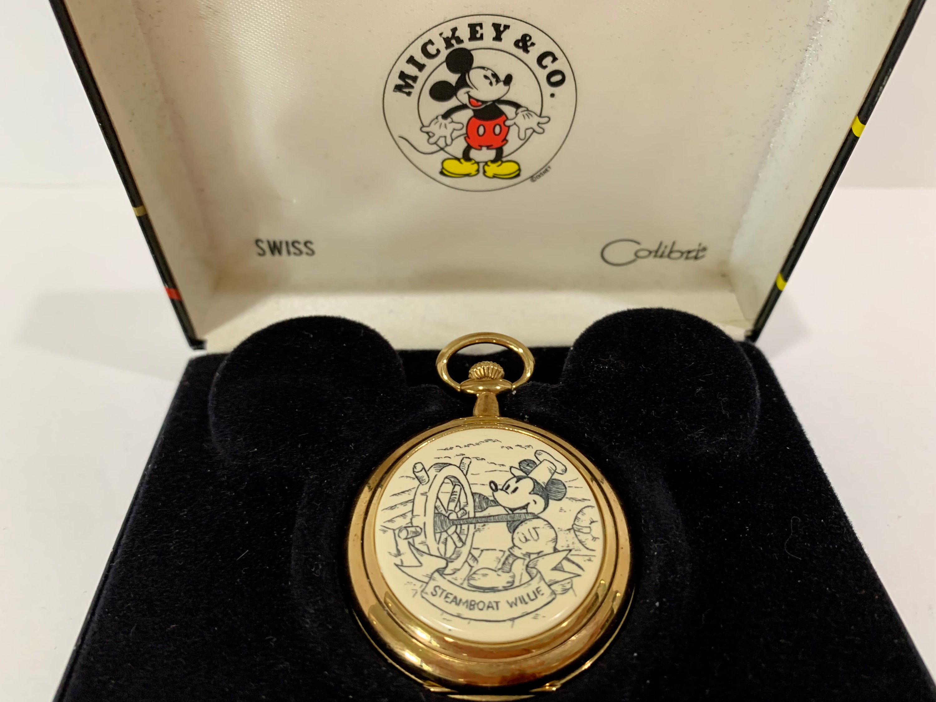 Steamboat willie pocket best sale watch