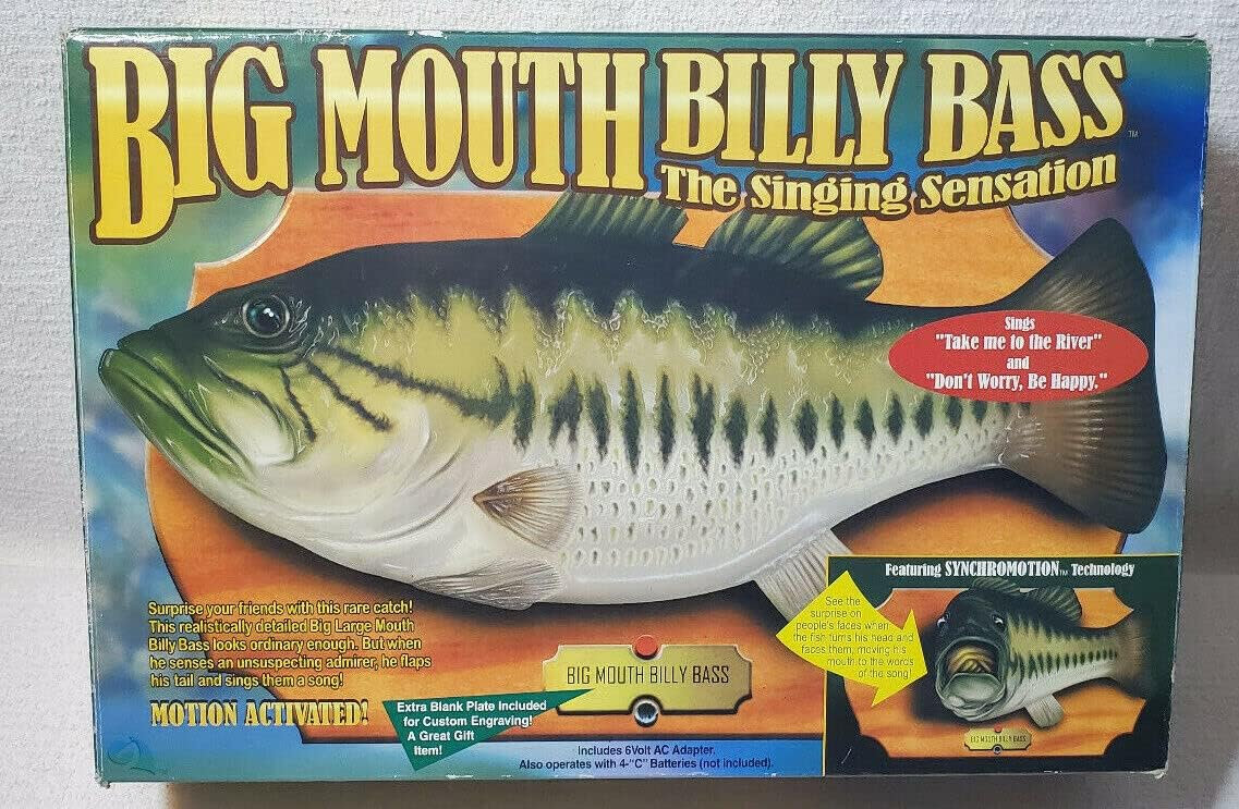 Big Mouth Billy Bass the Singing Sensation - Original - Etsy