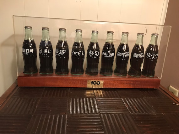 RARE Coca Cola 100th Anniversary (1986) International 9 Bottle