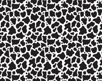 Green Cow Print Sticker