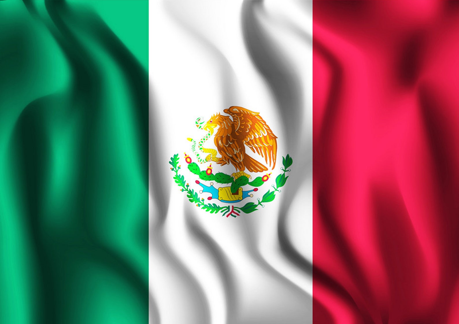 12 x 17 HTV Flag Mexican Mexico Colorful Folklore | Etsy