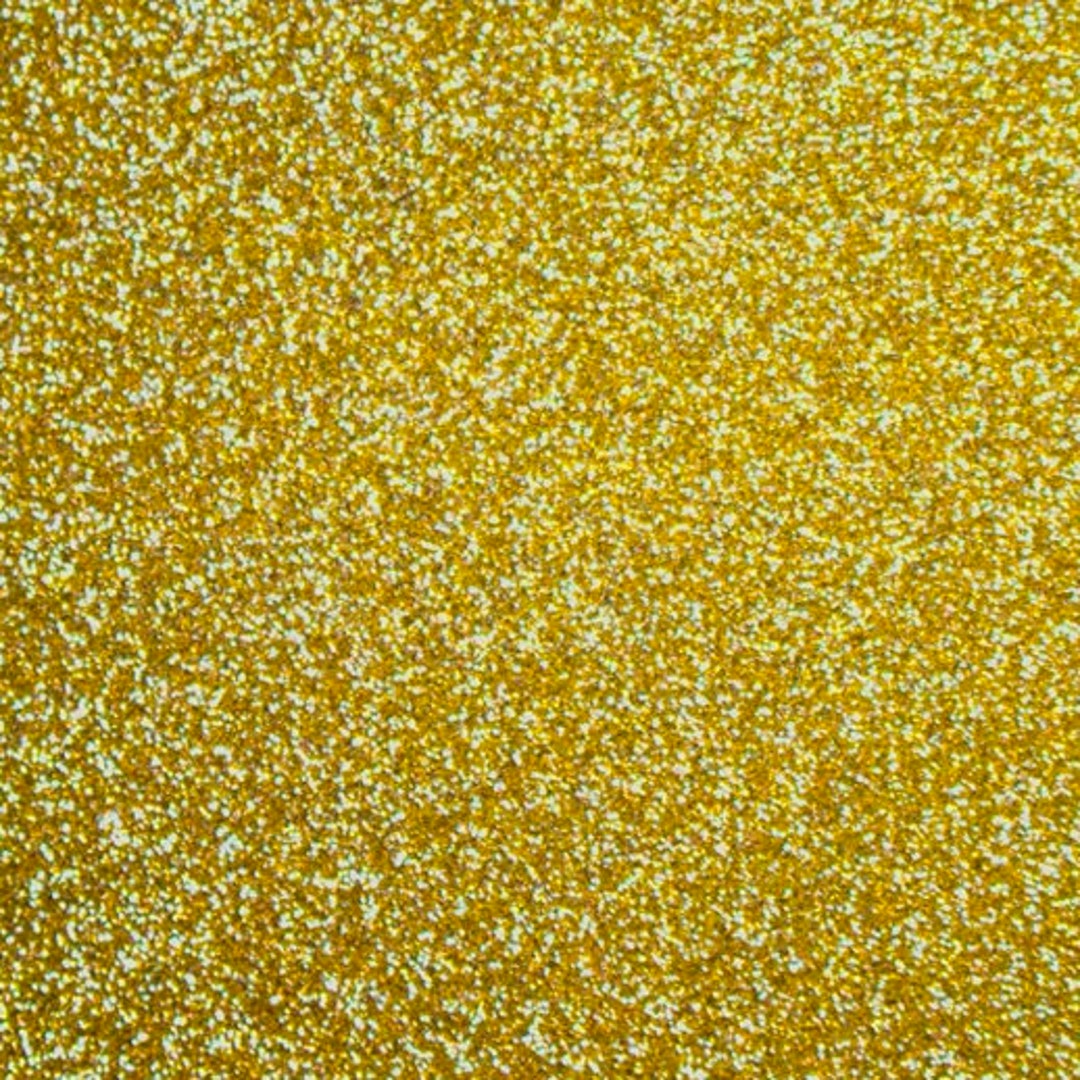Gold Glitter Iron On Vinyl 20 Wide Sold By the Yard —