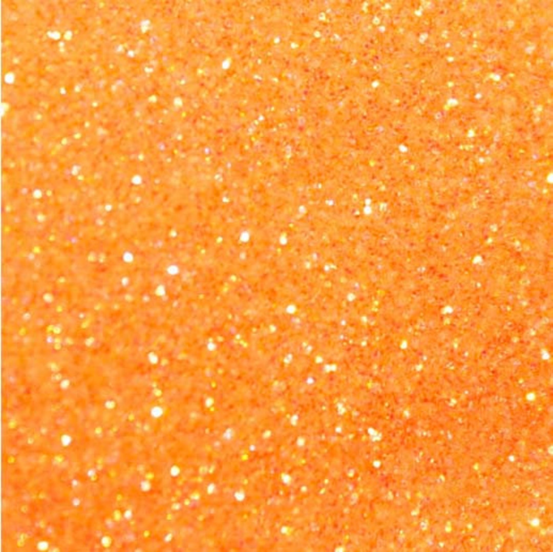 12 X 20 Neon Rainbow Orange Glitter HTV Heat Transfer Vinyl Sheet Sheets -   Denmark