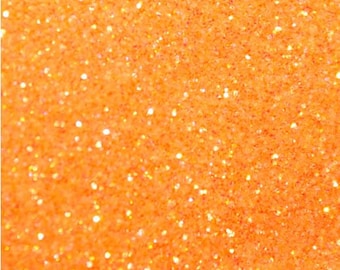 Neon Orange Glitter HTV  Bright Orange Glitter Vinyl