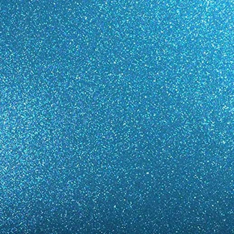 12 X 20 Aqua Glitter HTV Heat Transfer Vinyl Etsy