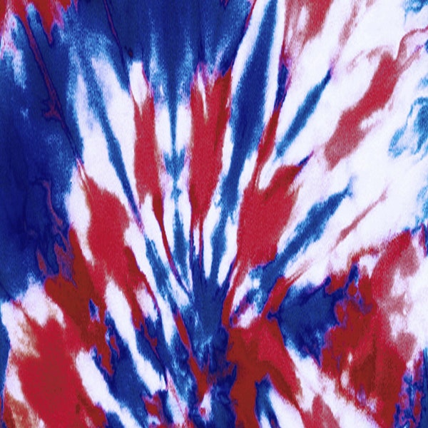 12" x 17" HTV Tie Dye Red Blue Print Pattern Vinyl Sheet - TieDyeRedBlueHTV