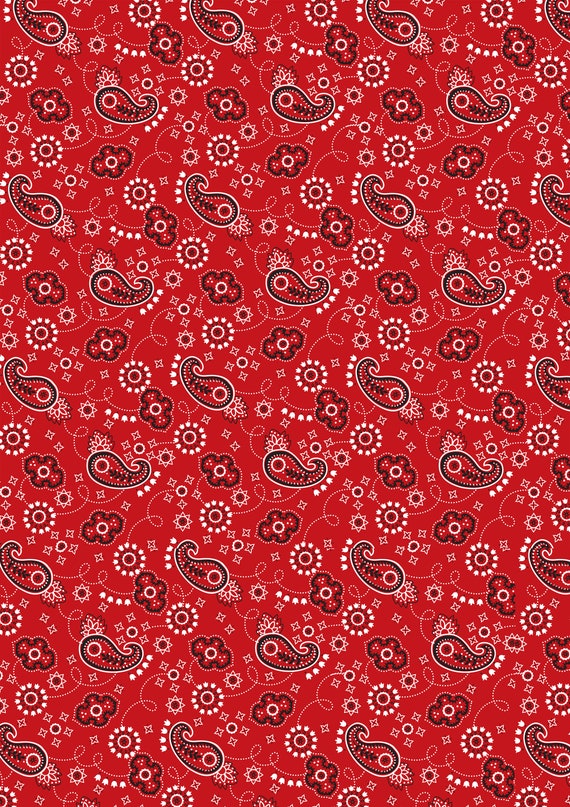 Paisley – Red Paisley on Cow Print faux leather printed vinyl sheet – The  Crazy Craft Lady