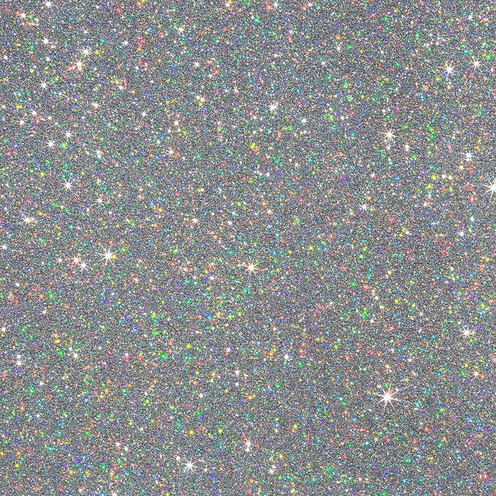 12 x 20 Rainbow Silver Glitter HTV Heat Etsy