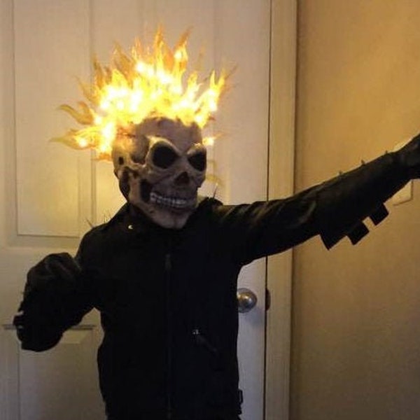 INSTRUCTIONS ONLY - Ghost Rider Light-up Skull (Digital Format ONLY). There is no mask to ship