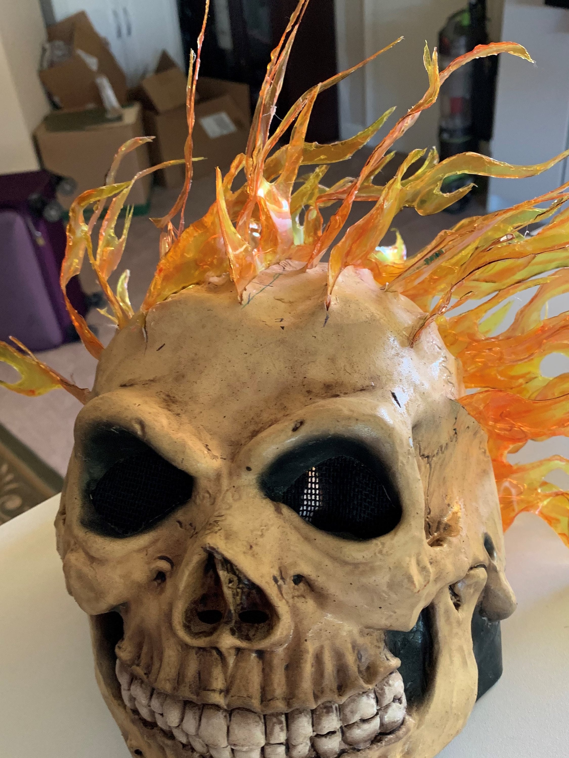 INSTRUCTIONS ONLY - Ghost Rider Light-up Skull (digital Format