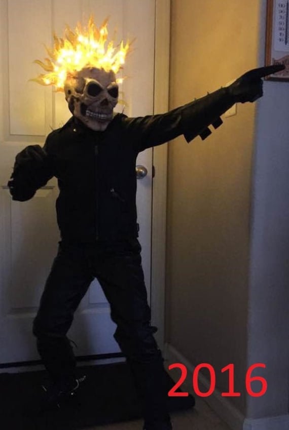Ghost Rider Light Up Skull Anleitung Nur Digitales Format Etsy