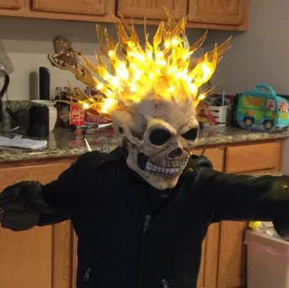 How to make a ghost rider mask