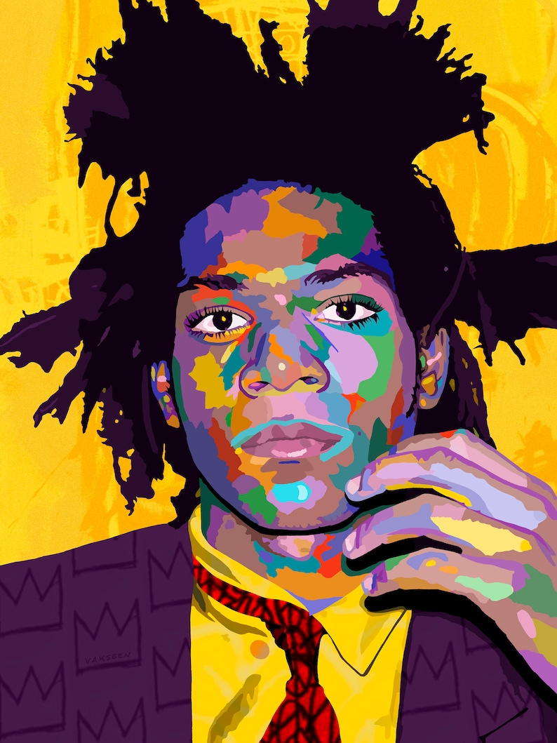 I Am an Artist Basquiat Inspired Art Pop Art Prints Hip Hop Art Pop