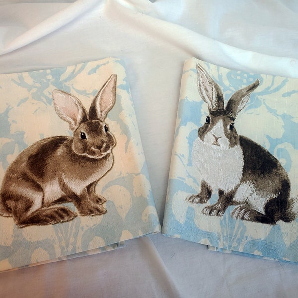 Damask Bunny Tea Towel Set by William Sonoma