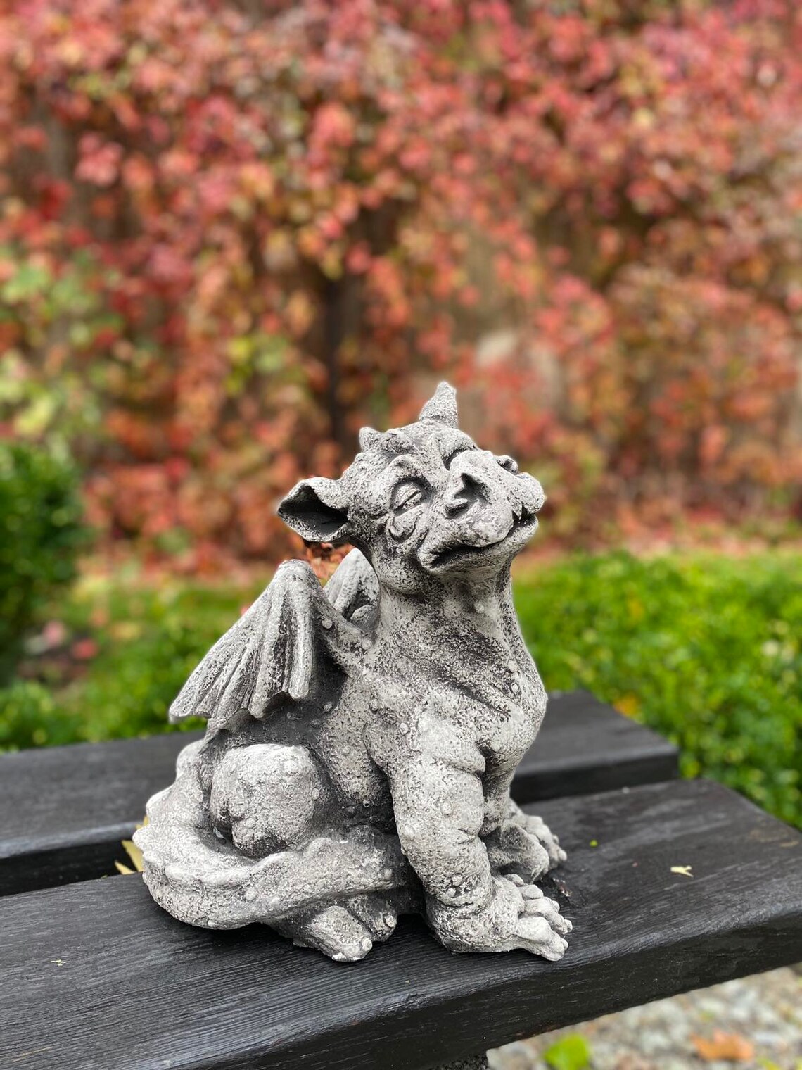 Concrete Dragon Statue Of Dragon For Home And Garden Decor | Etsy