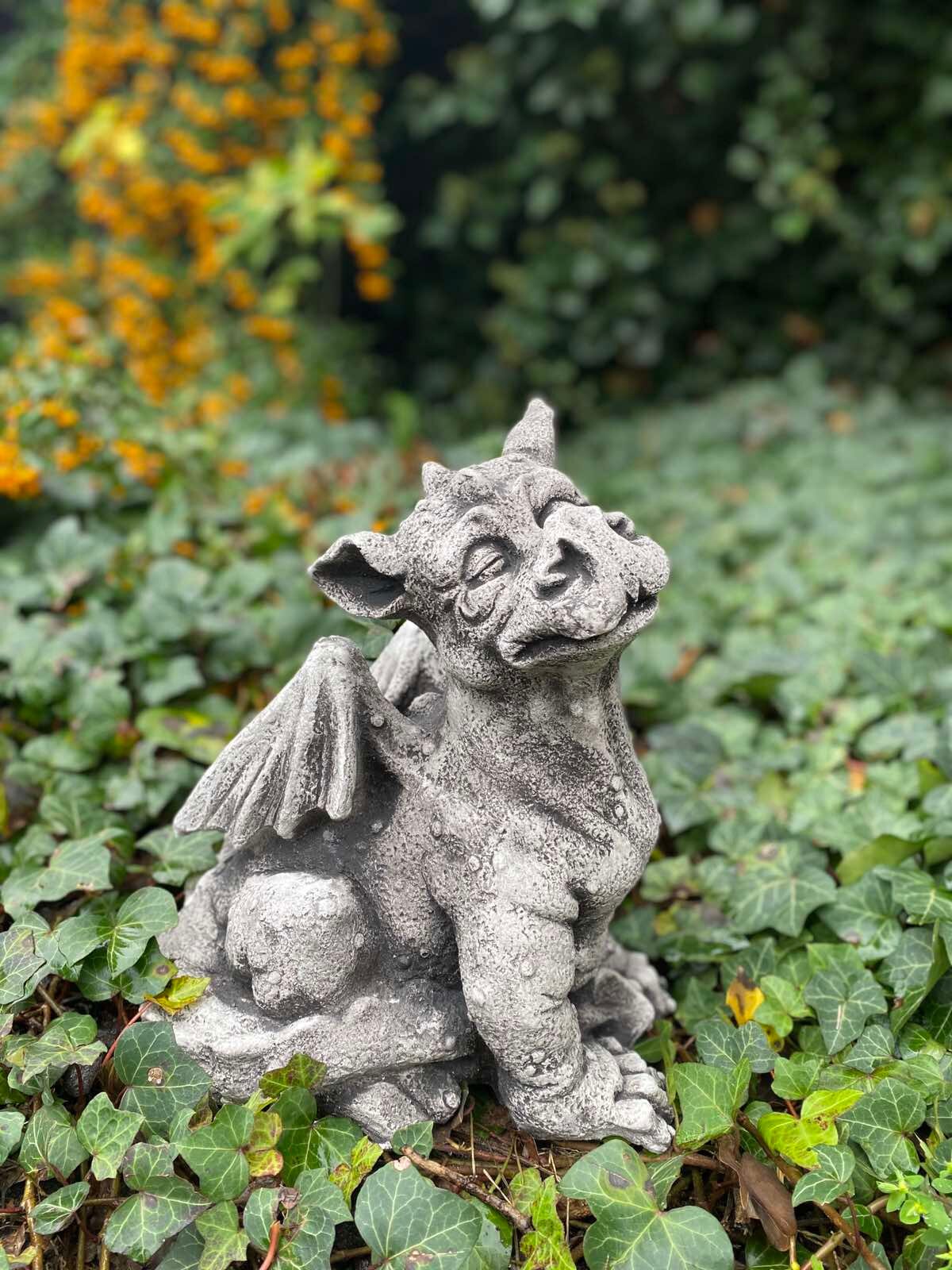 Concrete Dragon Statue Of Dragon For Home And Garden Decor | Etsy