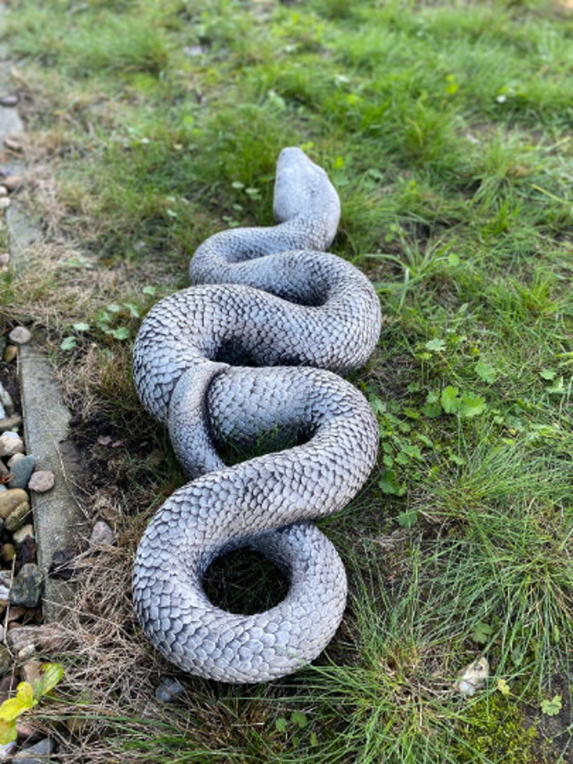 Garden Snake Snake Decor Animals Statue Snake Statues Etsy