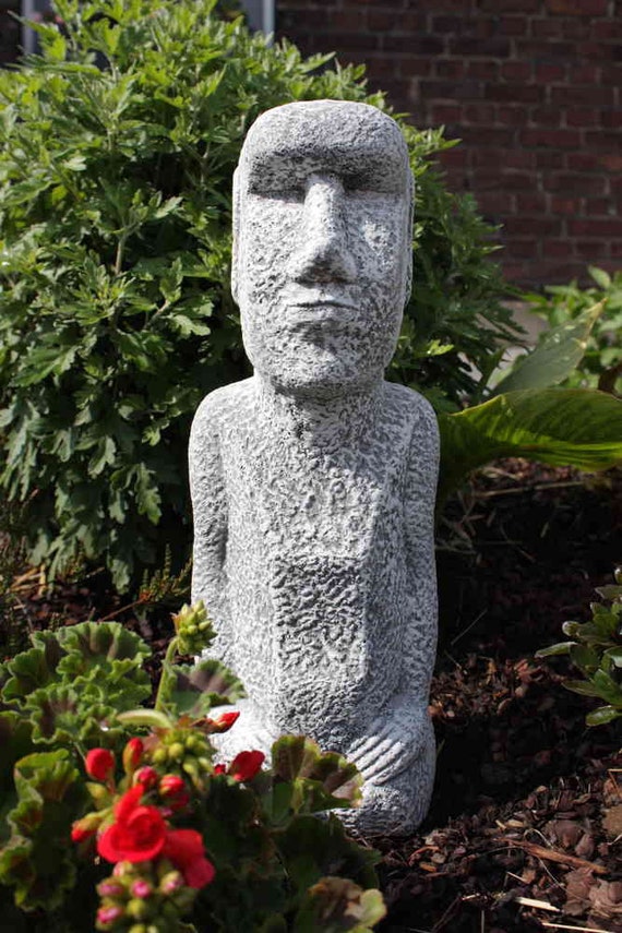 Easter Island Statue Garden Statue Moai Easter Island Etsy