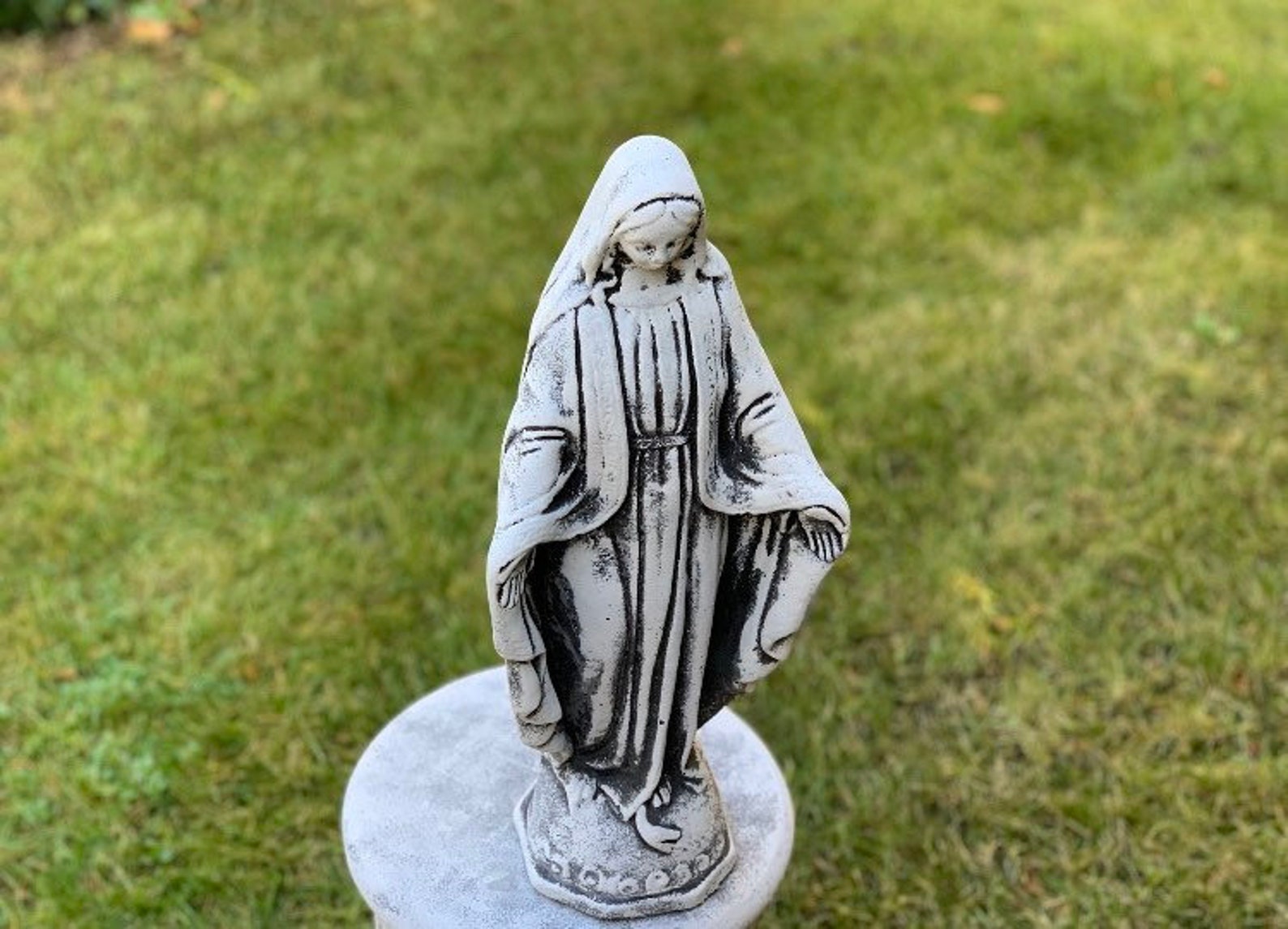 Concrete Mary Statue Stone Mary Statue Concrete Mother of God | Etsy