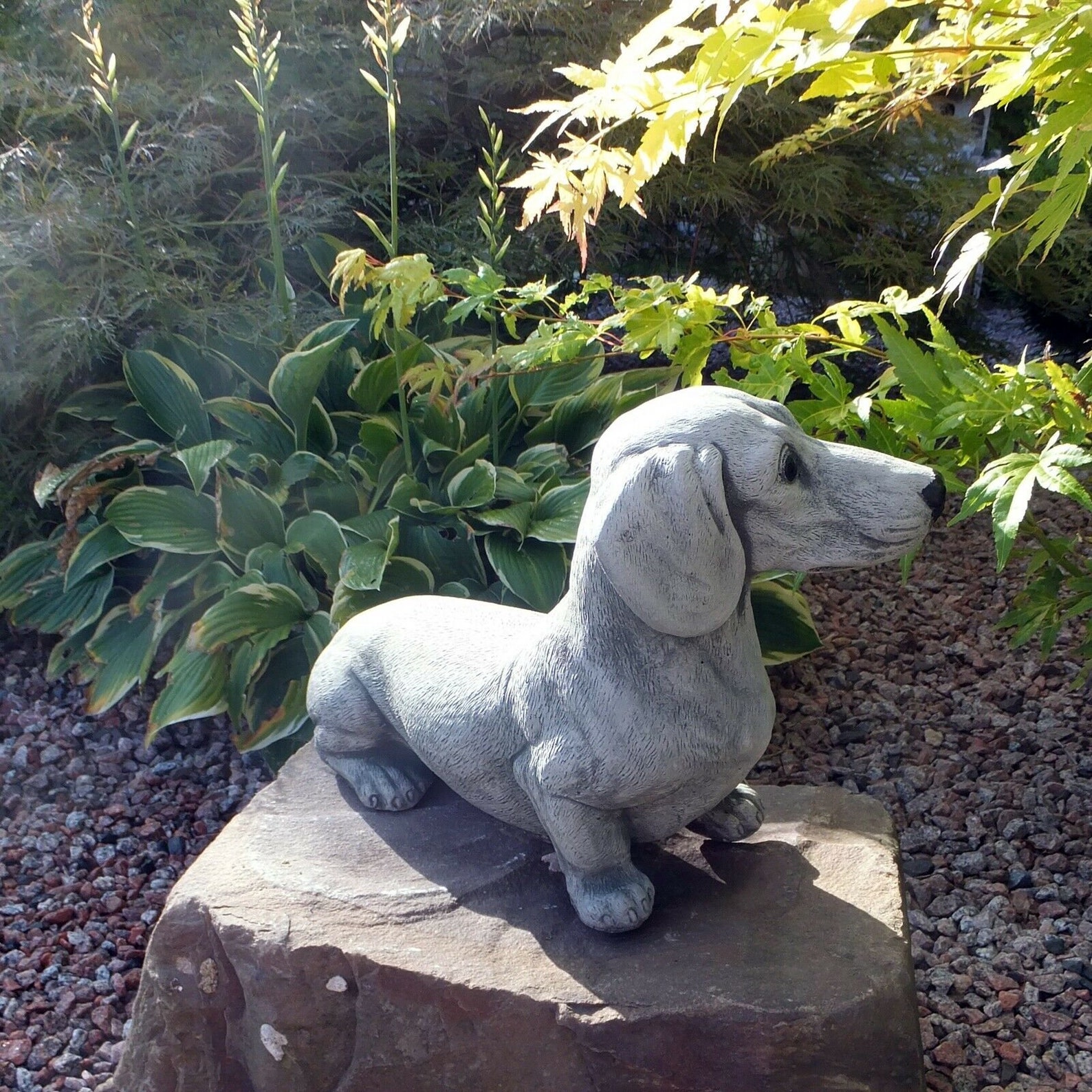 Dachshund Concrete Statue Memorial Or Grave Marker Cement | Etsy