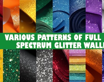 Colorful glitter wallpapers for mobile phones Glitter wallpaper designs for digital screens Sparkling digital wallpapers for desktops