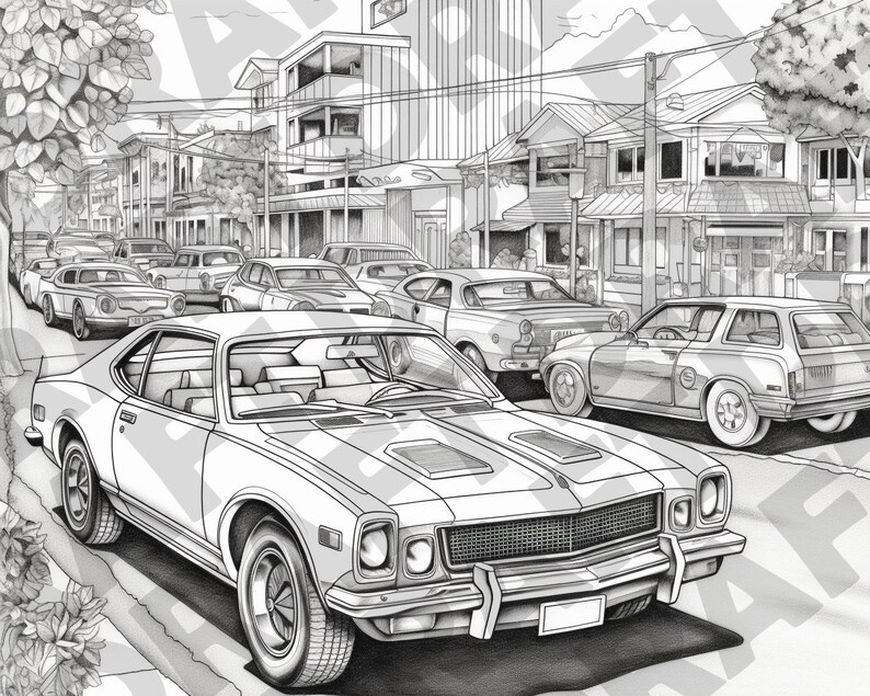 Printable Classic Car Coloring Pages Old-fashioned Car Coloring Sheets