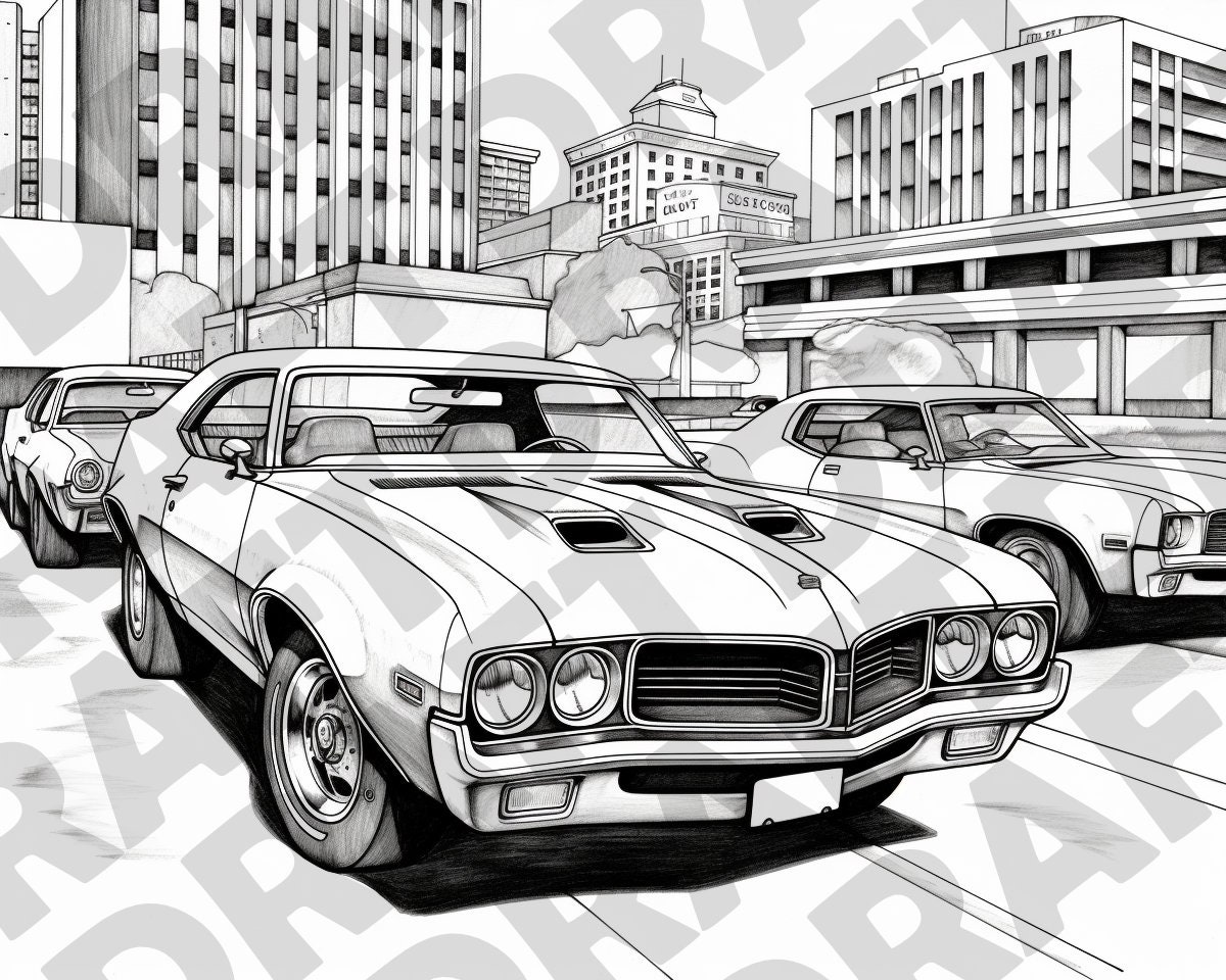 Printable Classic Car Coloring Pages Old-fashioned Car Coloring Sheets ...