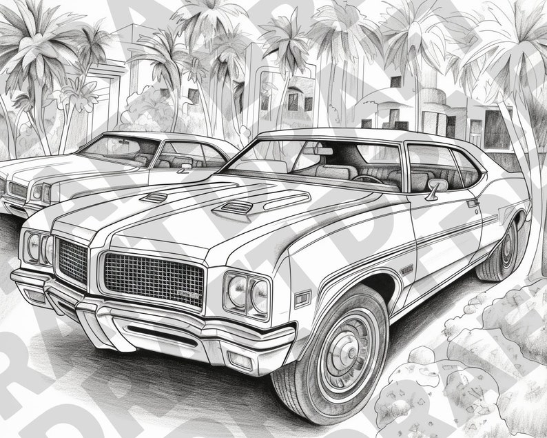Printable Classic Car Coloring Pages Old-fashioned Car Coloring Sheets
