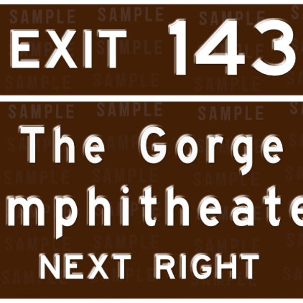 Gorge Amphitheater Digital Download | Gorge Amphitheater Sign Digital | Dave Matthews Band Digital |  DMB The Gorge Digital  |