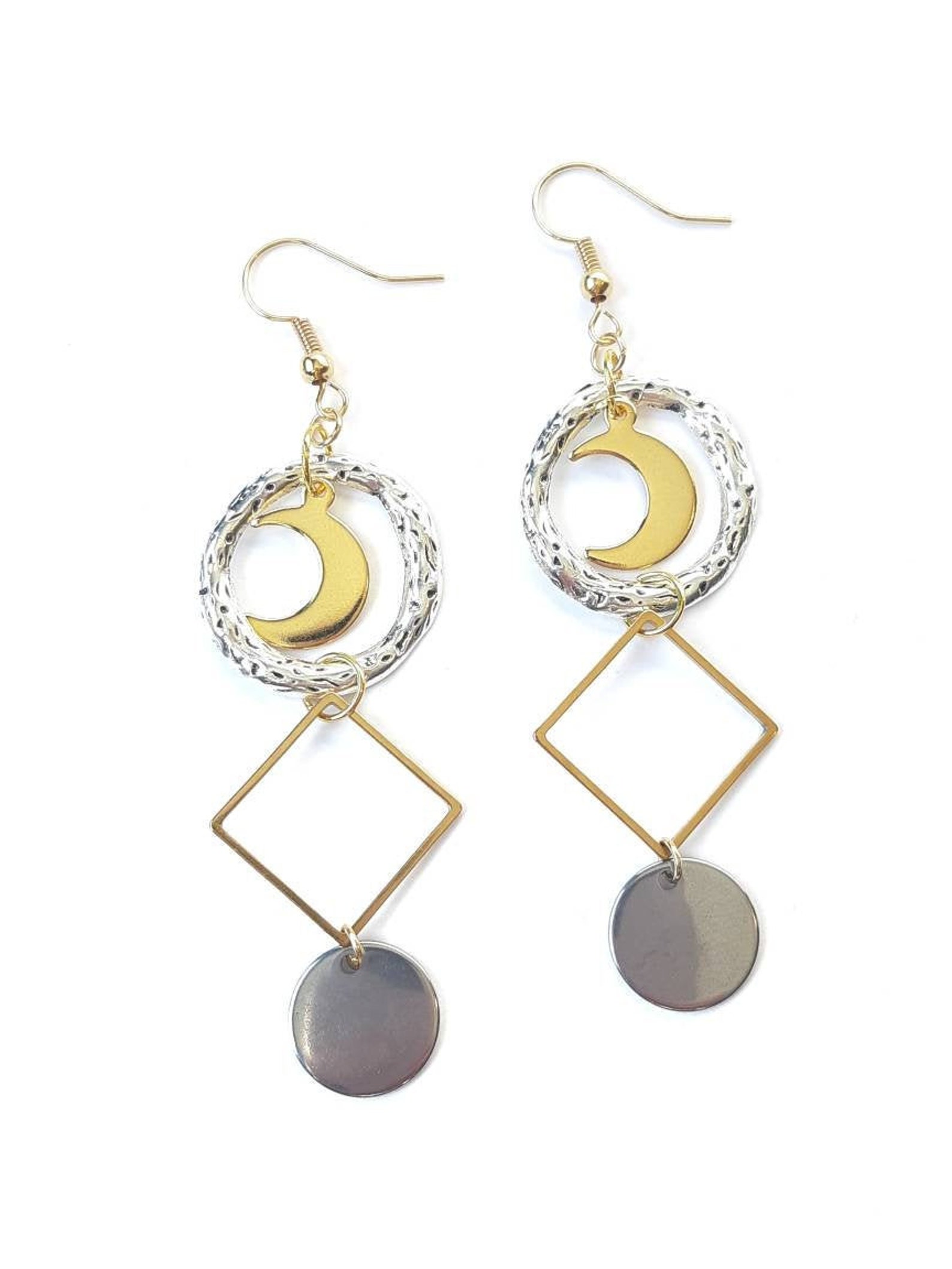 funky gold earrings