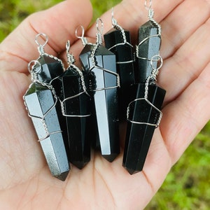 Black Obsidian pendant