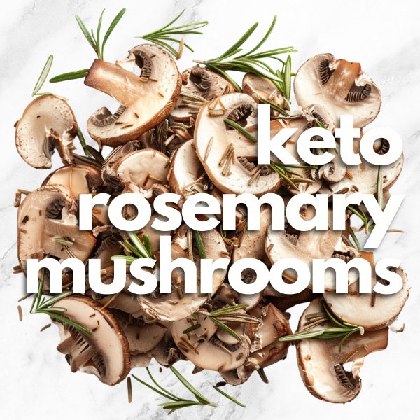 Keto Freeze Dried Snacks, Mushrooms, Garlic & Rosemary
