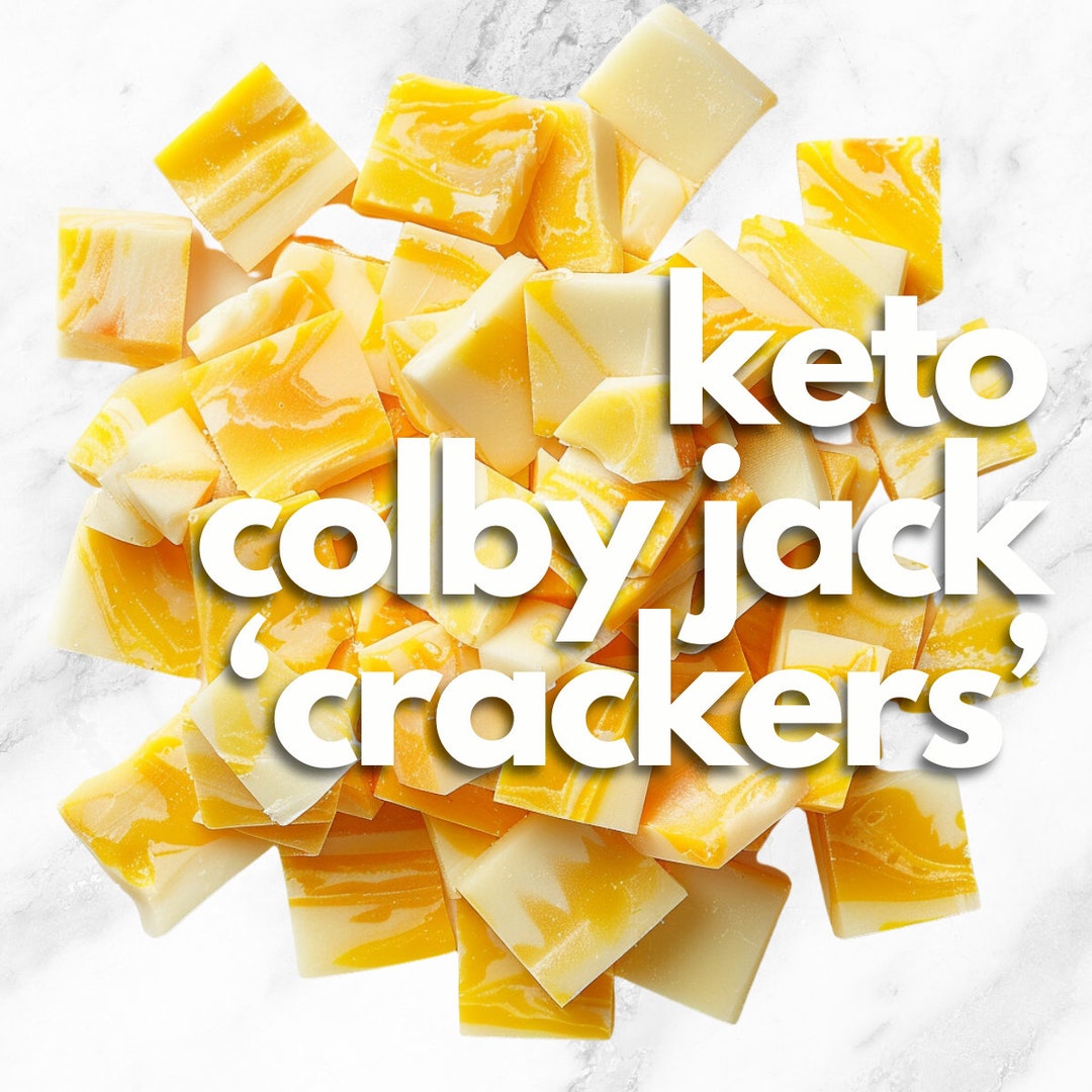 Keto Freeze Dried Snacks, Cheese Crackers, Colby Jack Etsy