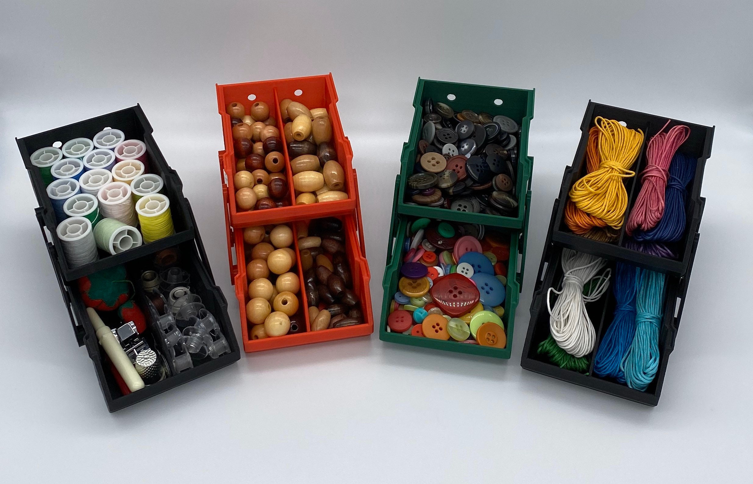 Stacking bins / craft bins / shop bins / storage bins Etsy