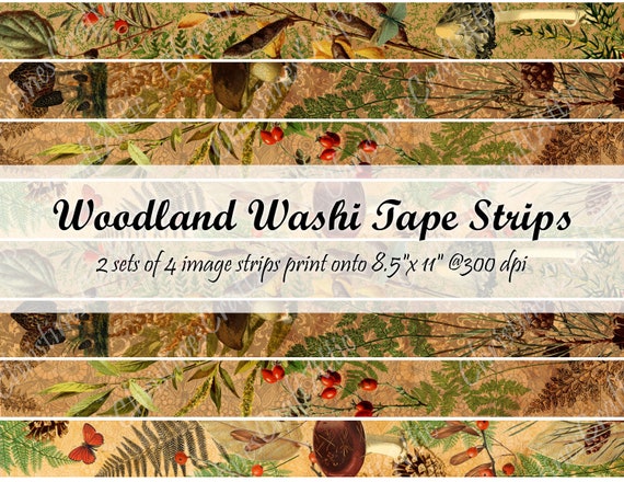 Buy Vintage Washi Tape Printable, Junk Journal Ephemera