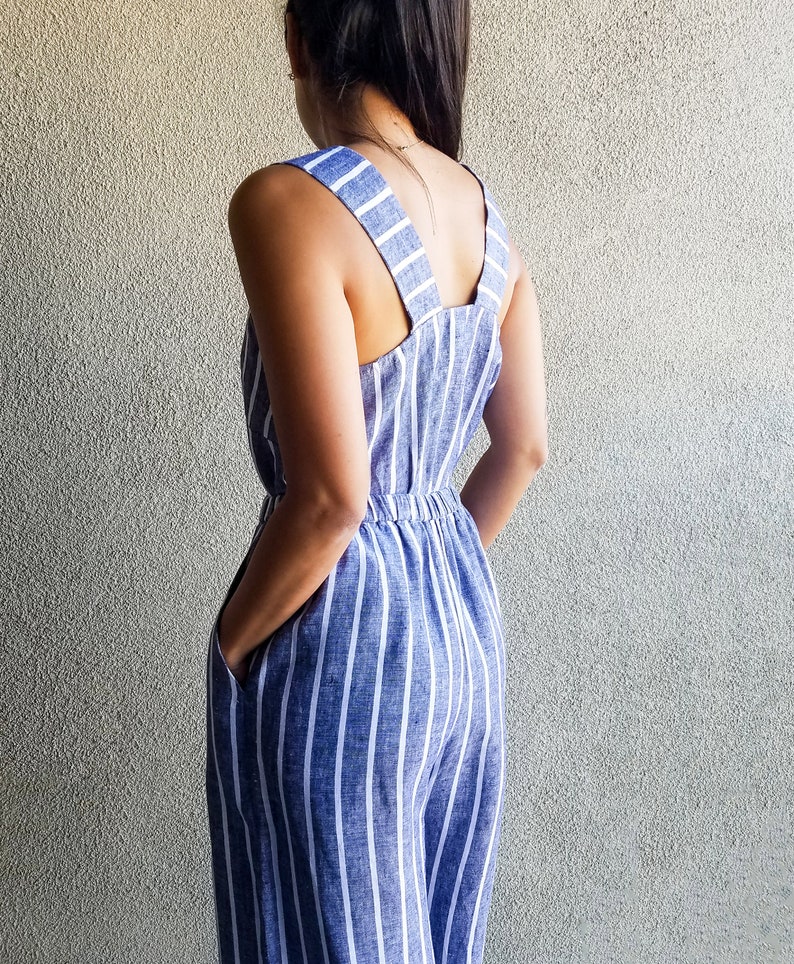 Linen romper / linen jumpsuit / women clothing / linen Etsy