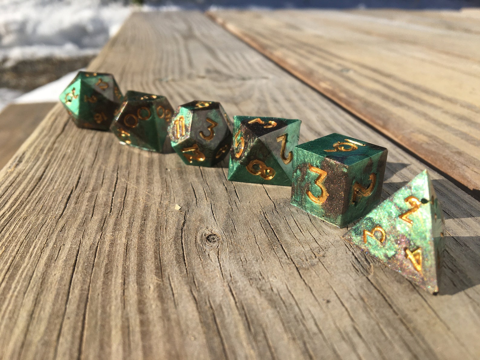 Custom Dice Sets Made to Order Set of 7 Etsy