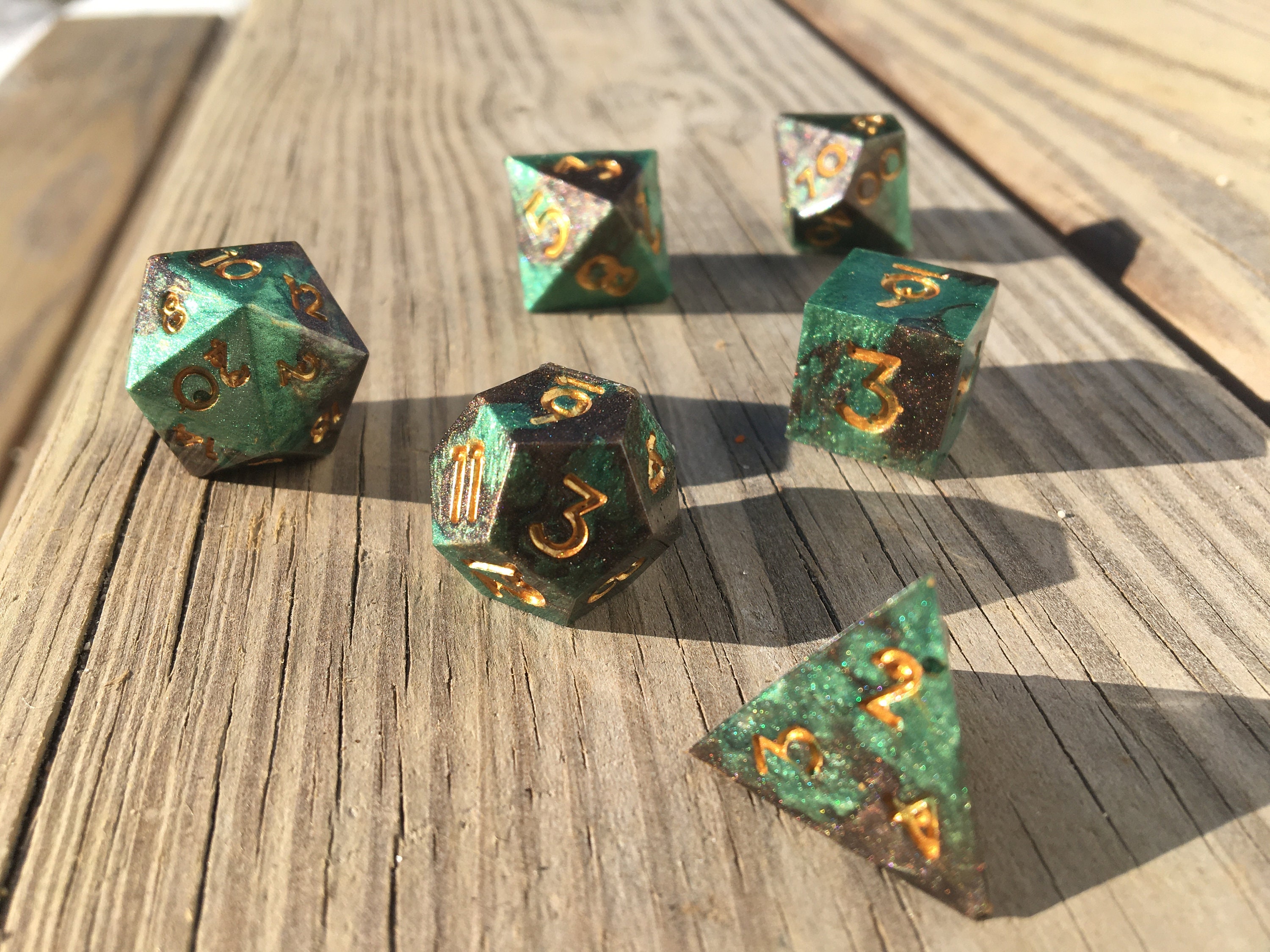 Custom Dice Sets Made to Order Set of 7 Etsy