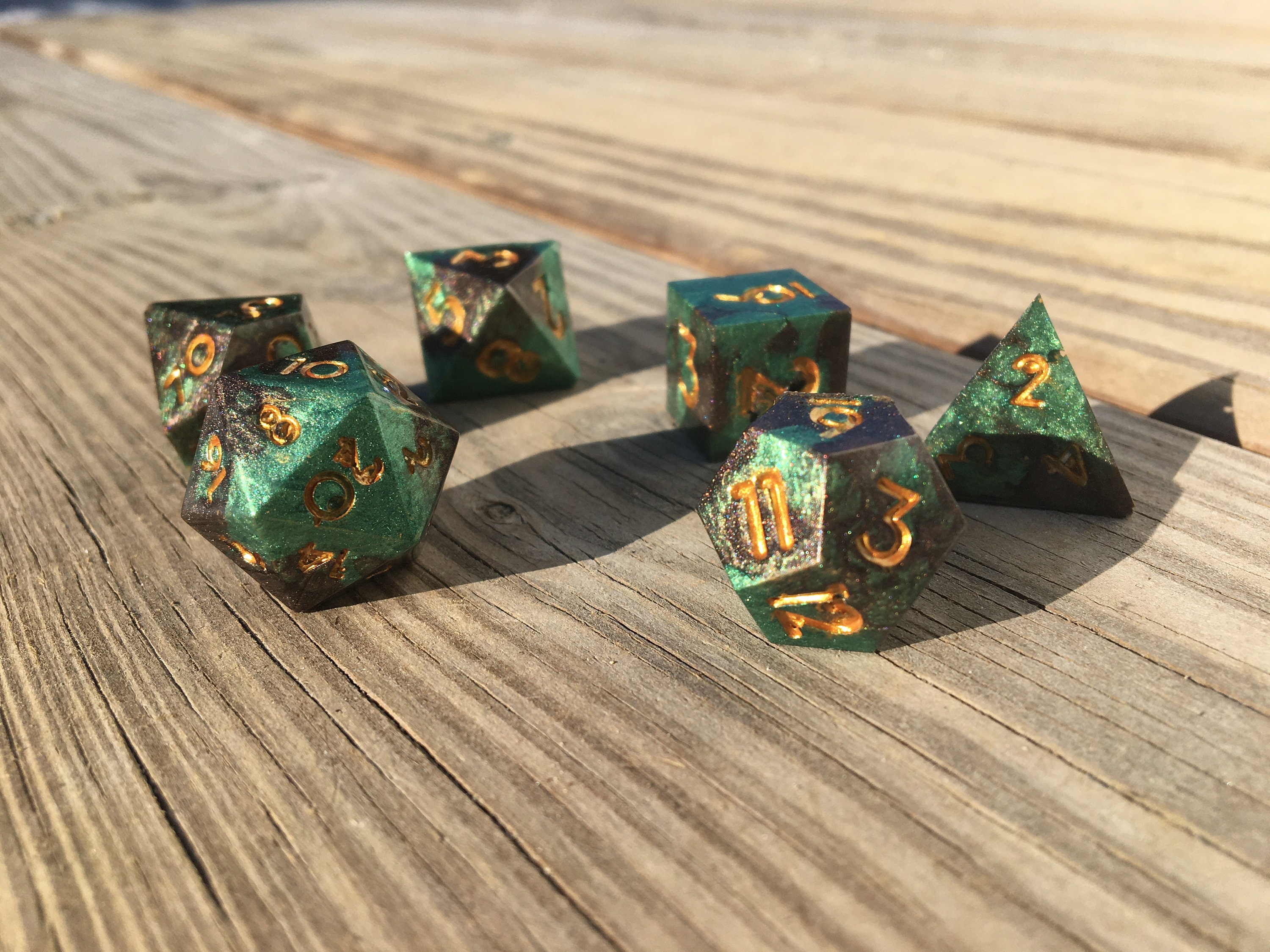 Custom Dice Sets Made to Order Set of 7 Etsy