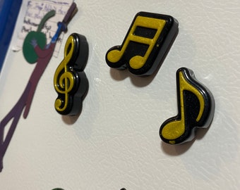 Magnets / Music Note Magnets / Set of 3