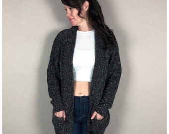 Slouchy Big Cardigan - Etsy