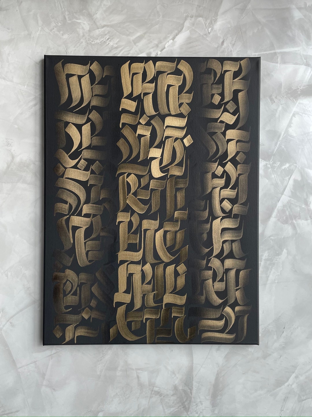 CALLIGRAPHY ART 02 / Hand Made - Etsy