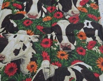 Cow potholder/hotpad set of 2