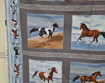 Horse block fabric