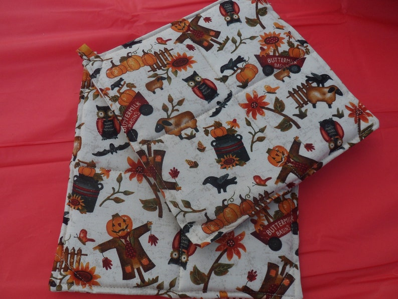 Fall Potholder Set