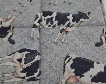 Cow potholder/hotpad set of 2