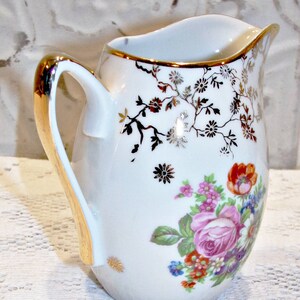 FRANCE Vintage Charming Small Porcelain Milk Pot from France French Antic Milk Pot image 3