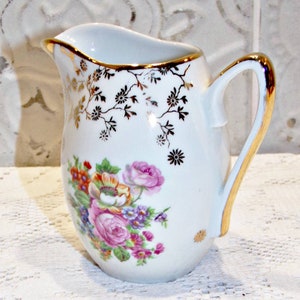 FRANCE Vintage Charming Small Porcelain Milk Pot from France French Antic Milk Pot image 5