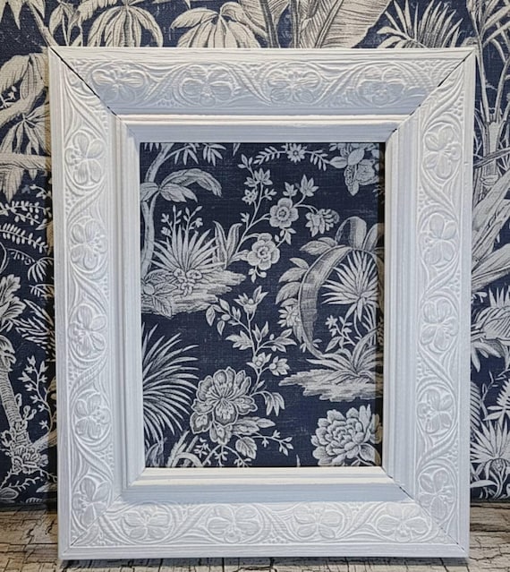 France 1940 - Superb Antique Frame With Grey/white Patina - Shabby 