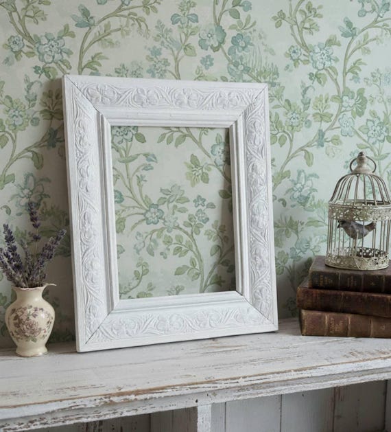 France 1940 - Superb Antique Frame With Grey/white Patina - Shabby 
